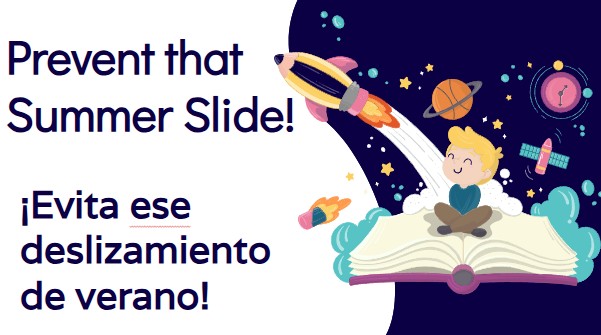 Image of 1st slide of Summer Slide presentation